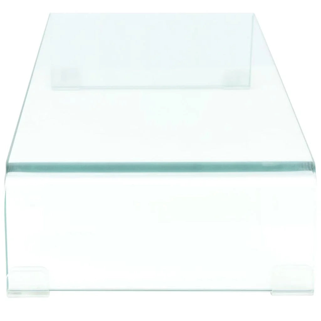 Pratico mobile porta TV/buffet di design per monitor da 80 cm vetro trasparente 2502221