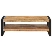 Tavolino da salotto | Tavolino da caff¨¨ | Tavolino da Soggiorno 120x55x40 cm in Legno Massello di Mango