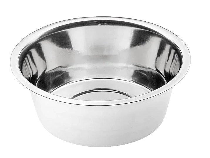 CIOTOLA IN ACCIAIO INOX PER CANI E GATTI 'ORION' Ø cm 16,3x6,7h - 0,85 lt