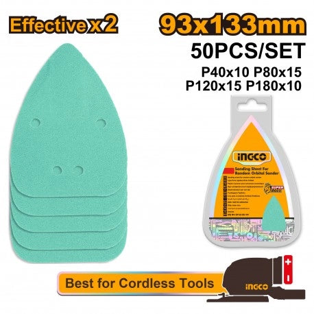 SET 50PZ CARTA ABRASIVA P40-P180 x CDSLI2051