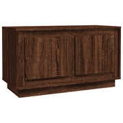 Mobile TV multimediale scaffale TV mobile TV sala da pranzo soggiorno camera da letto rovere 80 x 35 x 45 cm legno ingegnerizzato marrone 02_0027228