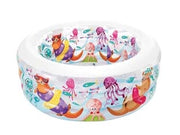 PISCINA GONFIABILE TONDA  AQUARIUM  +6 ANNI  cm.152x56h.  peso kg.3,50 (58480)    INTEX