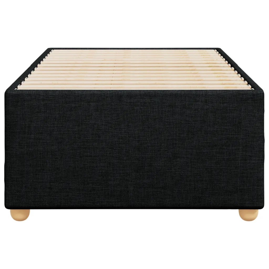 Giroletto senza Materasso Nero 100x200 cm in Tessuto 3284710