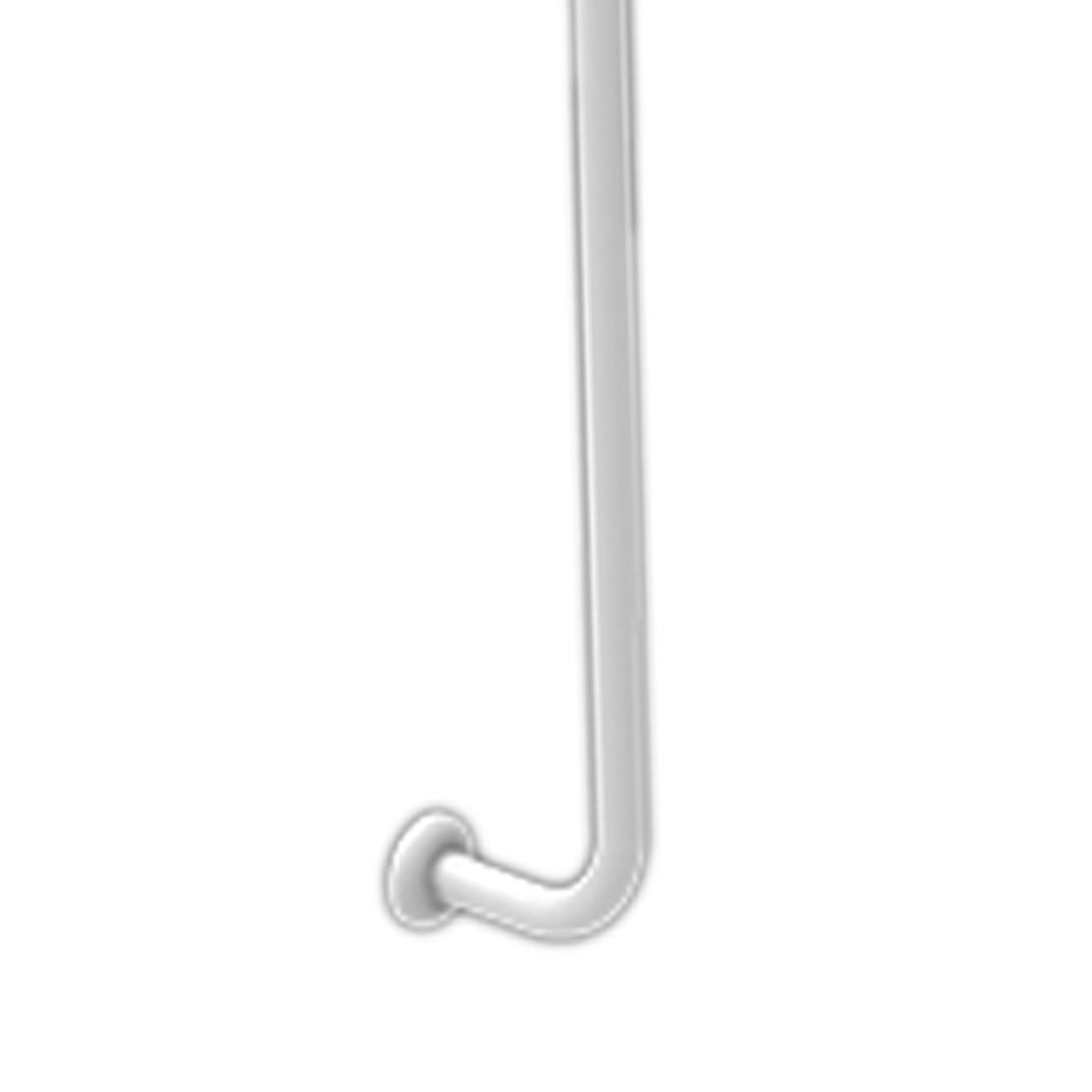 Corrimano verticale con fissaggio a parete cm 160 con rivestimento standard antibatterico