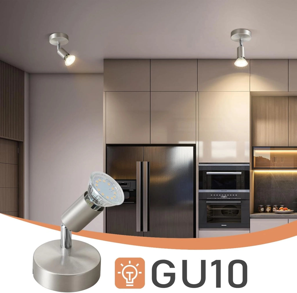 ZMH Faretto da soffitto moderni 1 fiamma orientabile 330° per camera letto