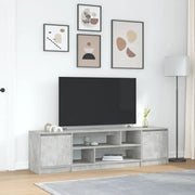 Mobile Porta TV Grigio Cemento 188,5x41x50 cm Legno Multistrato 3328420