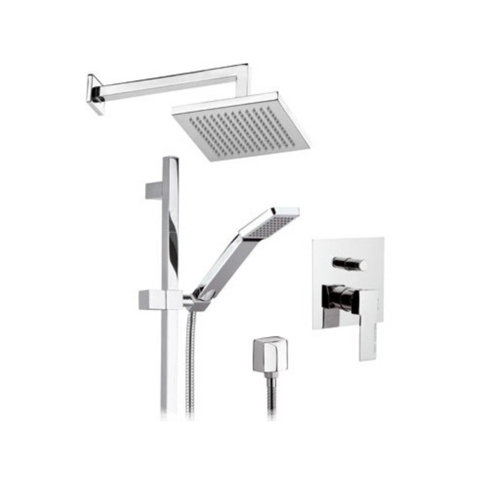 Set doccia quadro moderno - serie wellness qubika