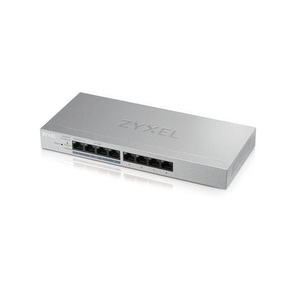 Zyxel gs1200-8hp v2 gestito gigabit ethernet (10/100/1000) supporto power over ethernet (poe) grigio - GS1200-8HPV2-EU0101F