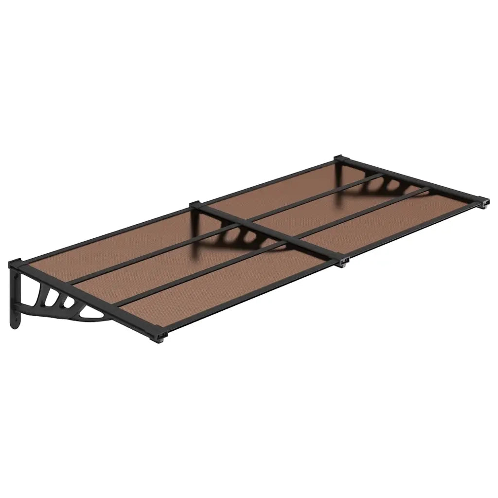 Tettoia per Porta Nera 152,5x90 cm in Policarbonato CFW2752600