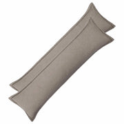 Federa 2 pcs HOUTEN Grigio Chiaro 40 x 145 cm Bouclé 917227