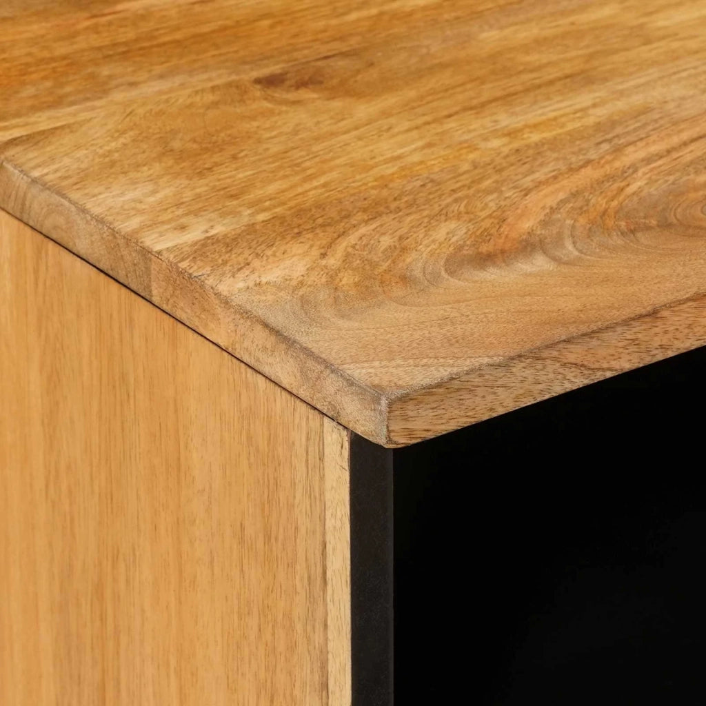 Mobile TV Naturale 100 x 33 x 46 cm Legno di mango massello