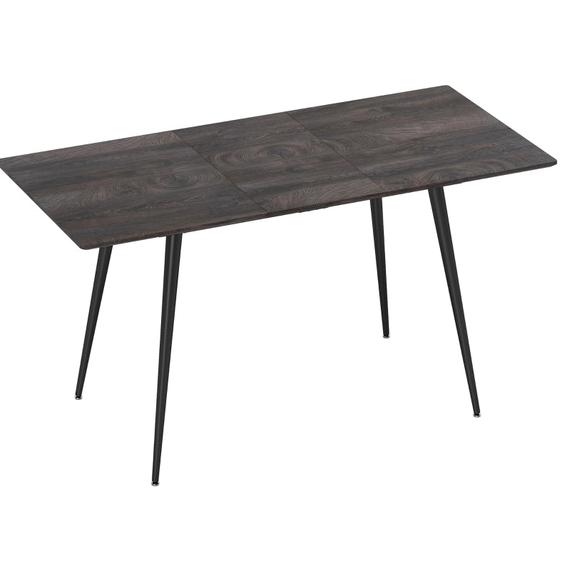 Tavolo da pranzo allungabile grigio 120-160 x 75 cm