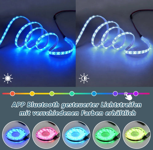 Vetrina moderna con LED USB 50 x 40 x 180 cm; in pannello truciolare nero