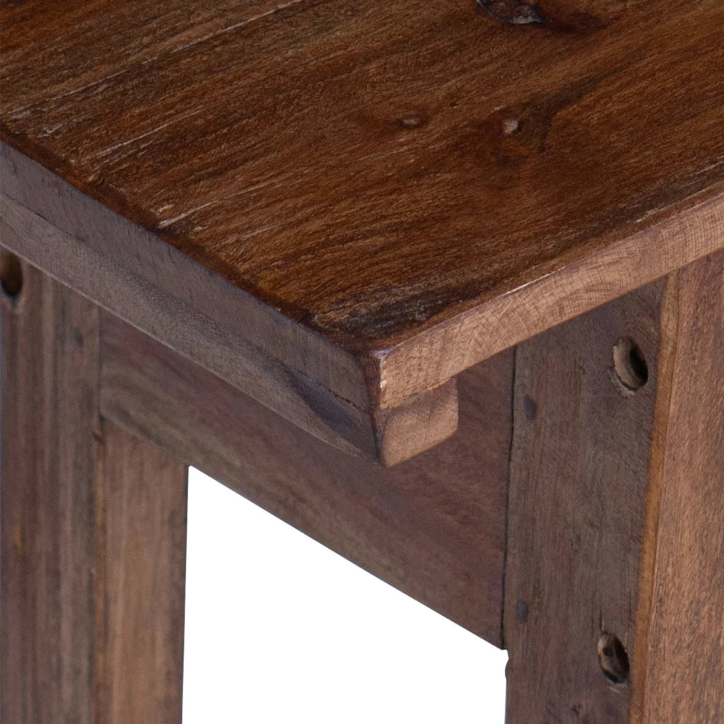 Scrivania Marrone 110 x 30 x 79 cm Legno di Mogano Massello
