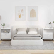 Armadio da Notte 2 pcs Bianco lucido 49 x 36 x 61 cm 883483