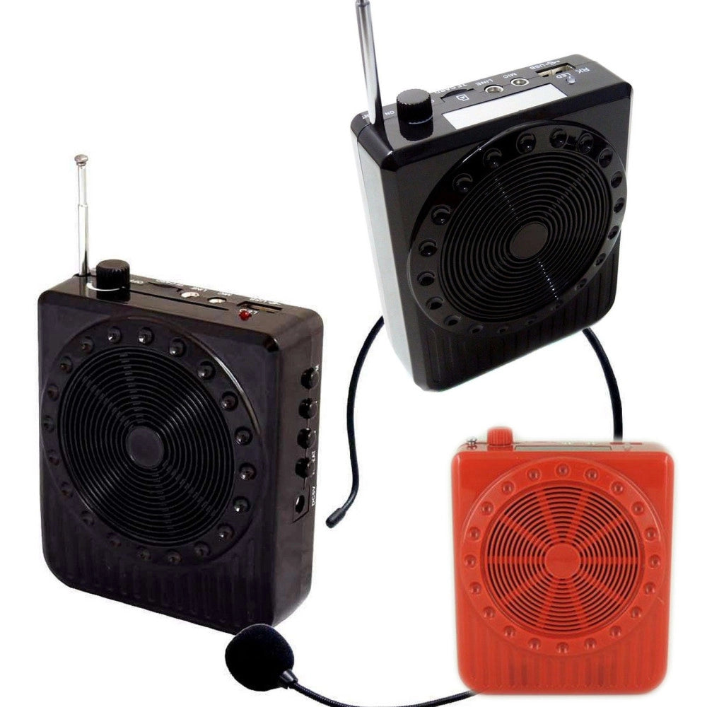 Trade Shop - Radio Fm Karaoke Usb Cassa Speaker Microfono Archetto Amplificatore Audio 20w -