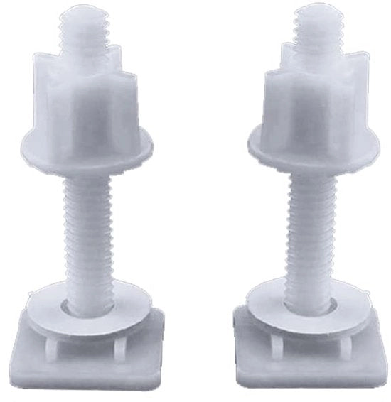 Set di viti per sedile WC a schizzo 28x28mm viti di plastica per sedile WC set di fissaggio per coperchio WC universale parti di ricambio per WC riparazione