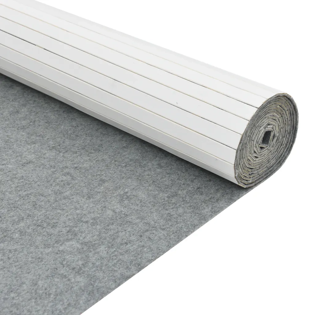 Divisorio Ambienti Bianco Larghezza 800 cm Altezza 165 cm in Bambù 377017