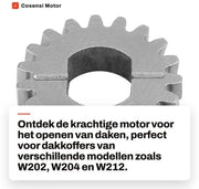 Motore per cassa di scarico - Acciaio inossidabile - 19 denti - Diametro esterno 17 mm - Diametro interno 6,5 x 8 mm - Nuovo di fabbrica - Motore di accoppiamento