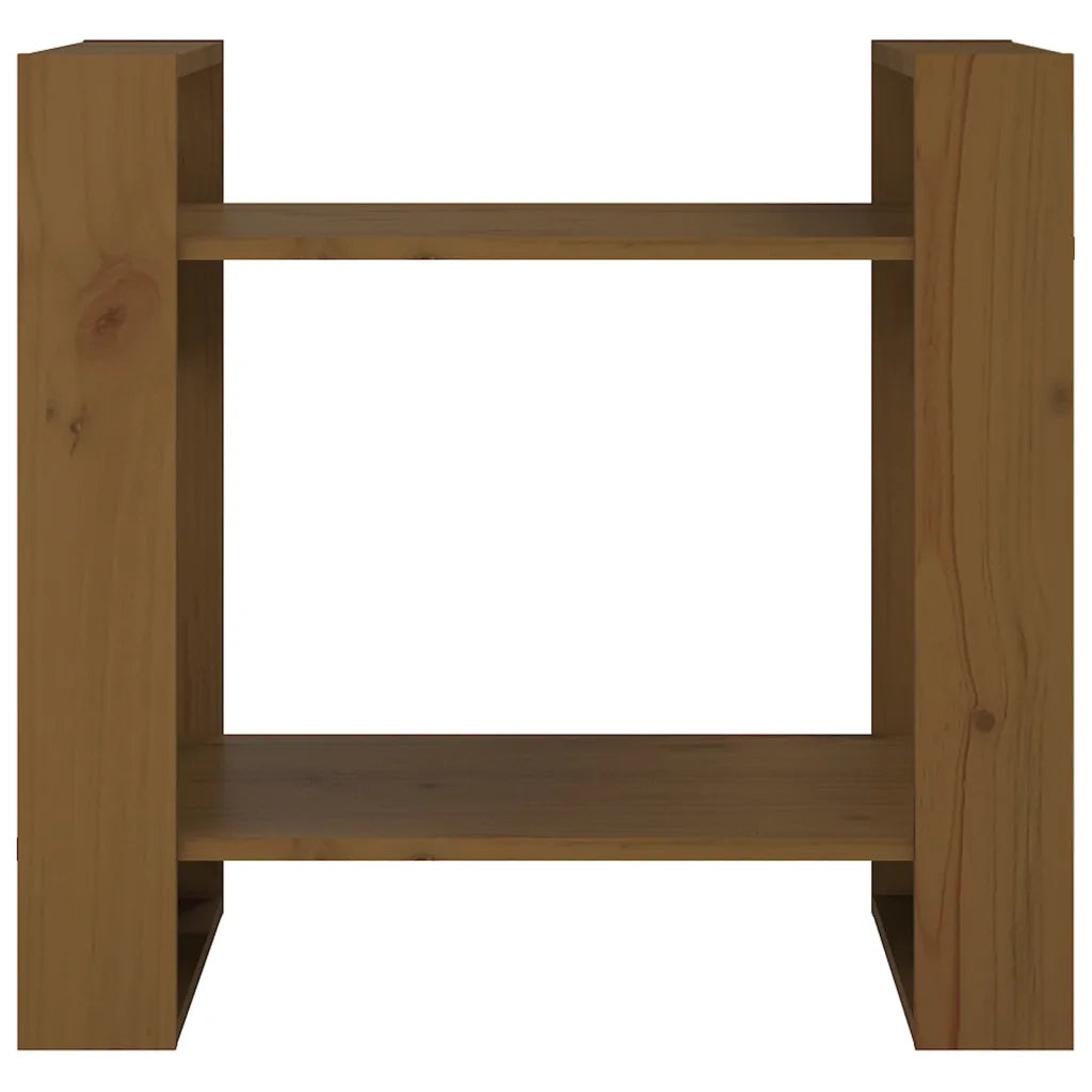 Libreria/Divisorio Ambrato 60x35x57 cm in Legno Massello 813877