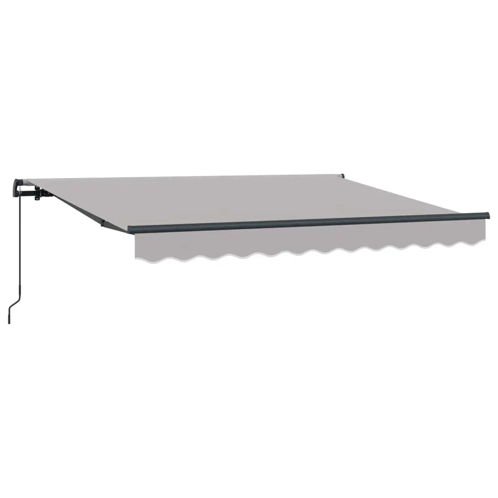 Tenda retrattile-Tenda parasole per balcone Grigio chiaro 250 x 200 cm Tessuto 693837