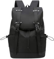 Borsa da Spalla per Studenti Casual per Viaggi Università Ufficio Giorno Libero per Campeggio in Nero