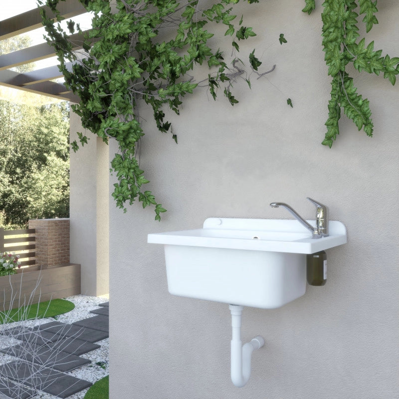 Pilozzo a muro 58x38 cm con sgocciolatoio  Grigio  Profondo e anti UV  Ideale per esterno  Kit di montaggio  Negrari