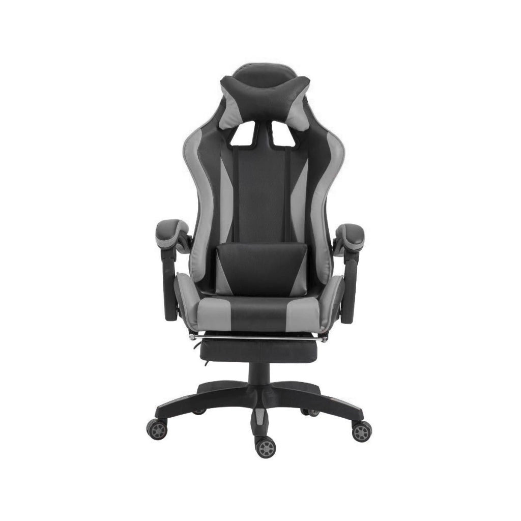 Poltrona gaming grigia cm 63 x 63 x 118-126h