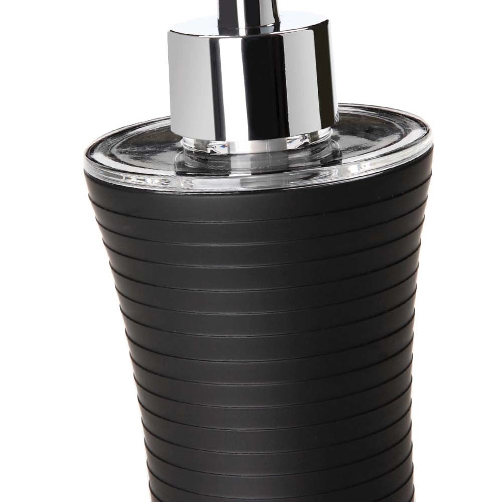 Dispenser sapone nero - serie bowling