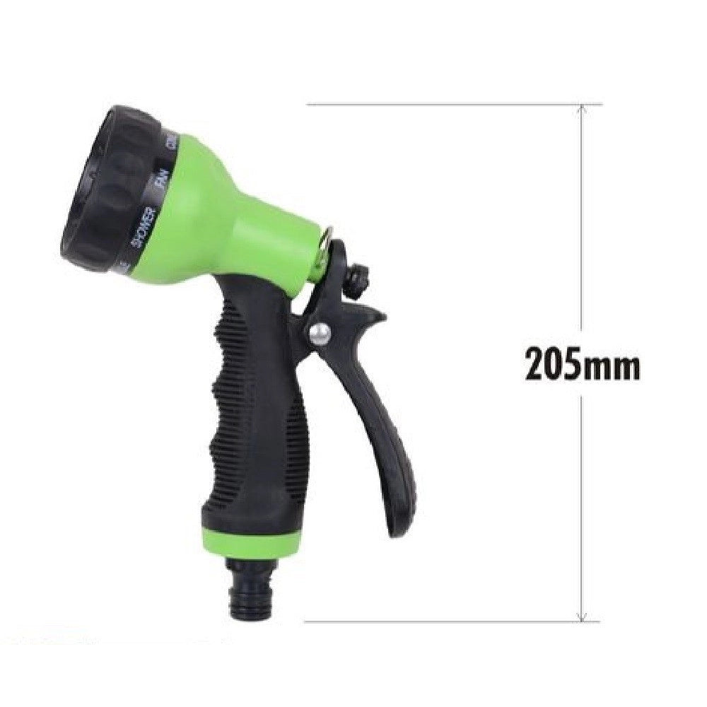 Trade Shop - Pistola A Spruzzo 5 Getti Giardino 205mm Regolabile Con Maniglia Di Blocco 90009 -