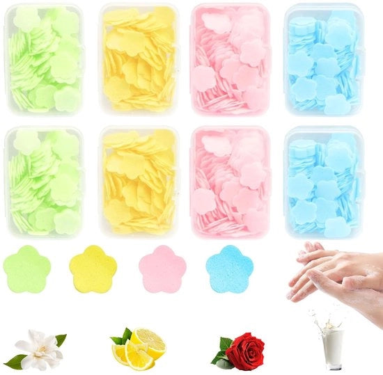 Set di Sapone a Bambù 8 Dozzine - Sapone per la Mano - Bambù in Forma di Fiore - Risoluzione Rapida - Schiuma Ricca - Sapone per la Mano 

Specifiche tecniche: 
- 8 Dozzine
- Forma: Bambù in forma di fiore
- Descrizione: Schiuma ricca e rapida risoluzione