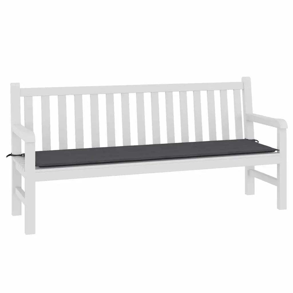 Cuscino per Panca-Cuscini per panchina Antracite 180x50x3 cm in Tessuto Oxford
