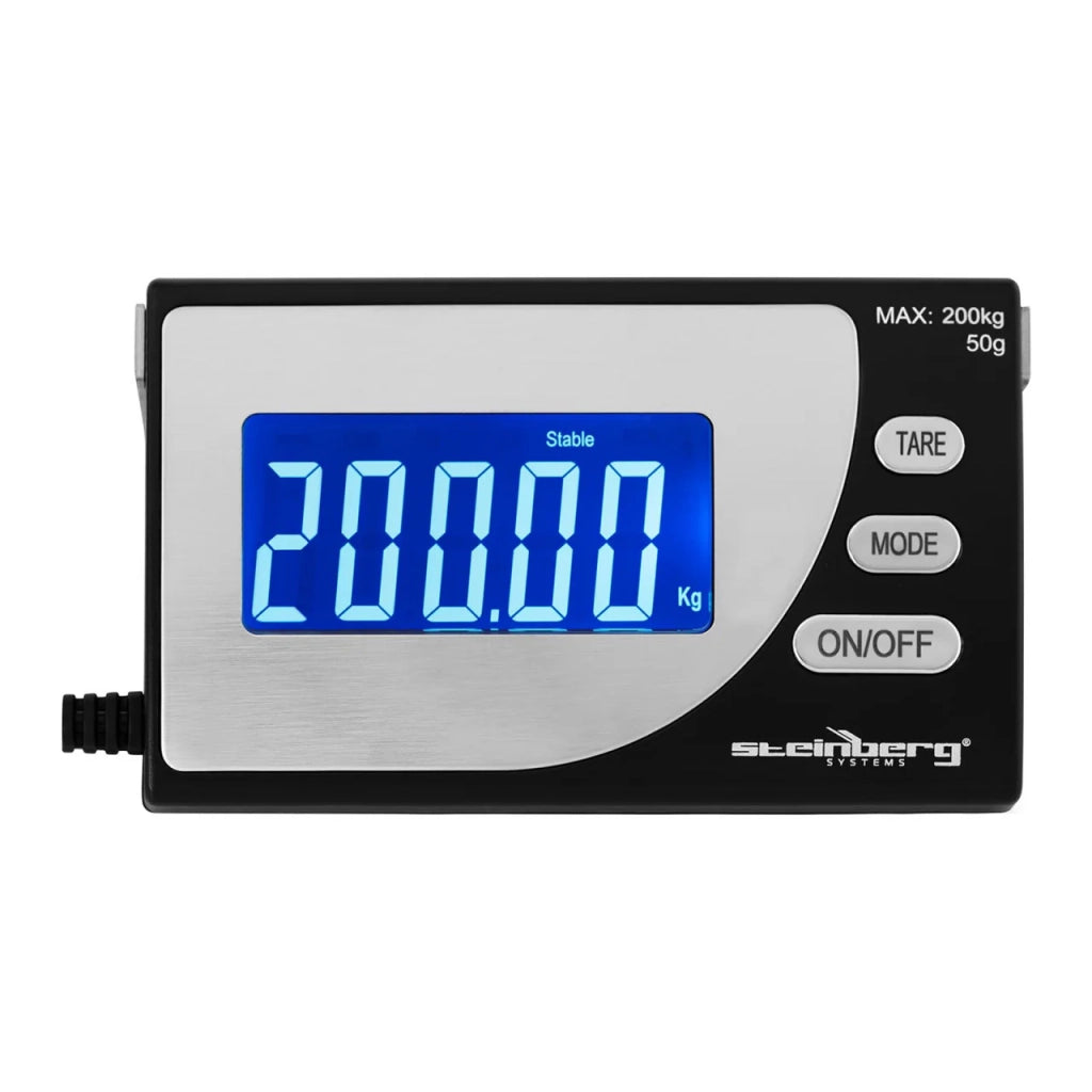 Bilancia digitale per pacchi 200 kg / 100 g Display LCD opaco 30 x 30 cm 14_0002791