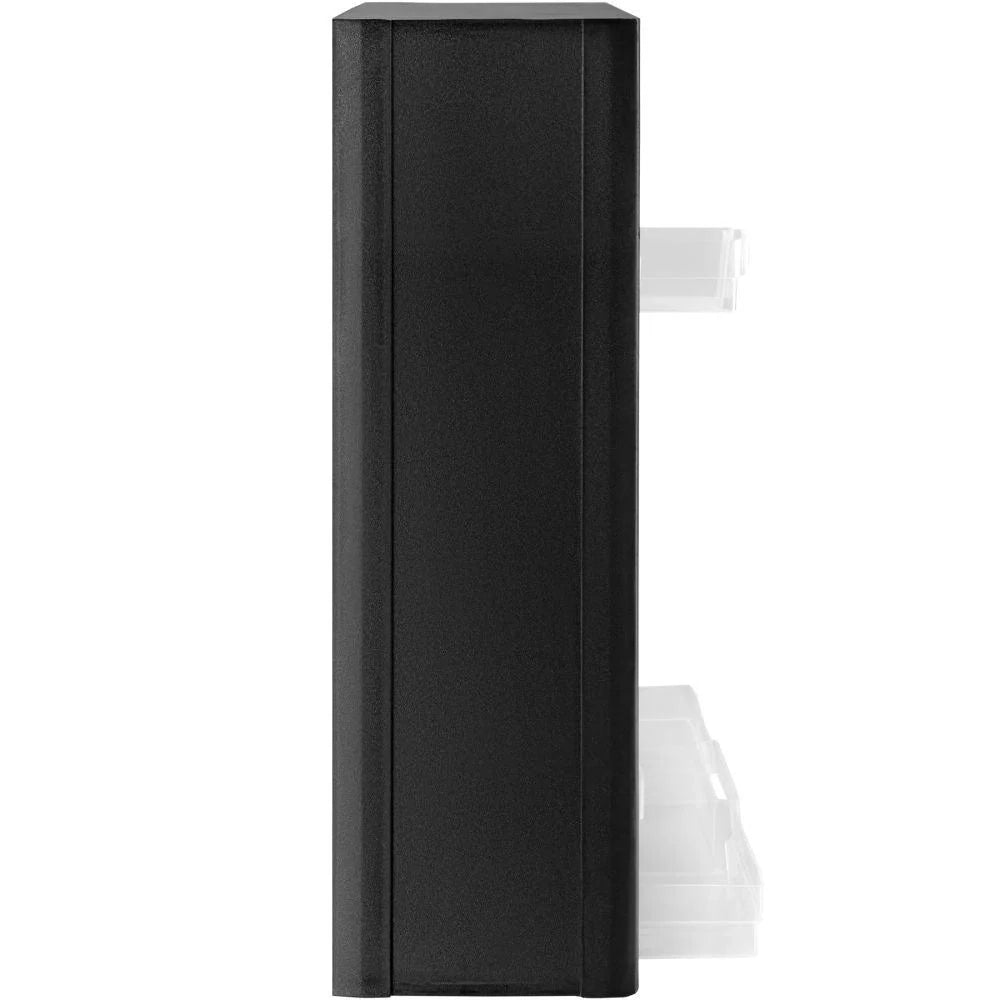Cassettiera in plastica con 41 cassetti struttura in plastica nera solida 3408179