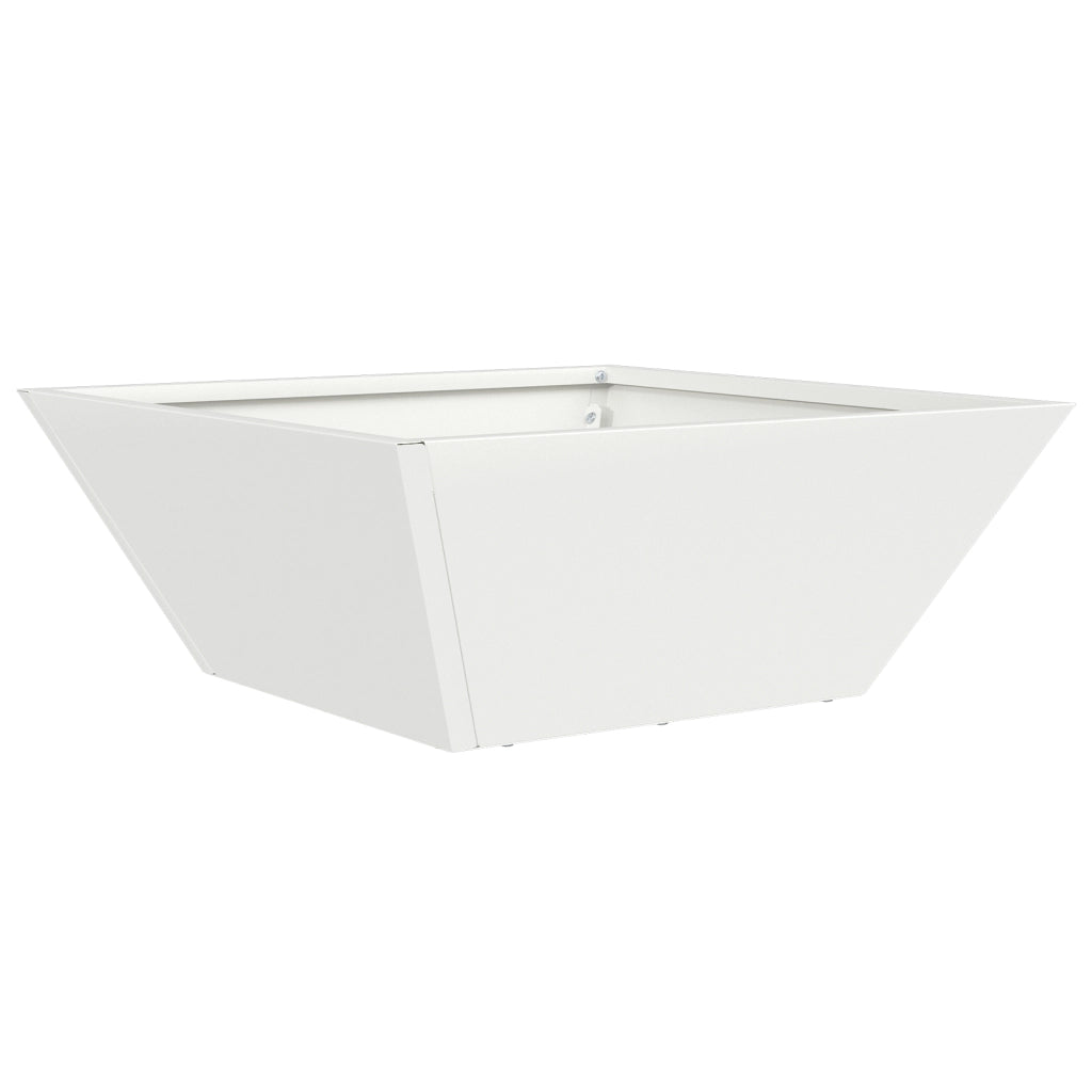 Set di Vasi in Plastica Bianco Plastica 40 x 40 x 15 cm