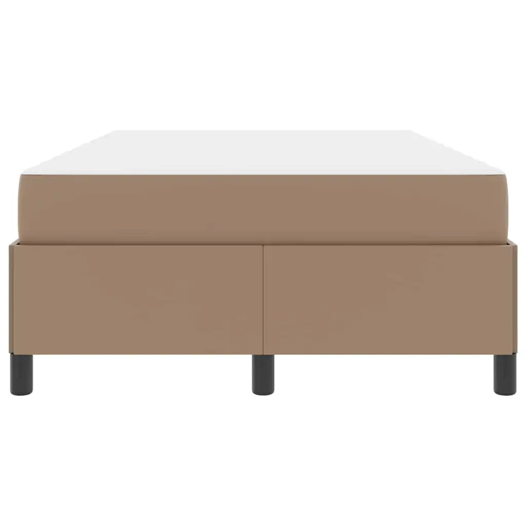 vidaXL Struttura letto con materasso Cappuccino 120 x 190 cm