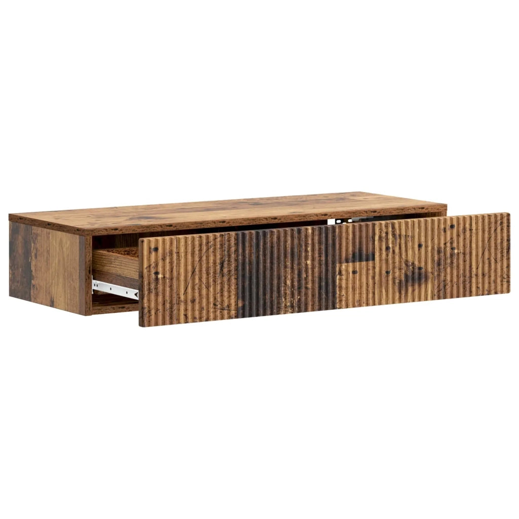 Tavolino da Parete Laterale Legno antico 87,5 x 34,5 x 17 cm 898503