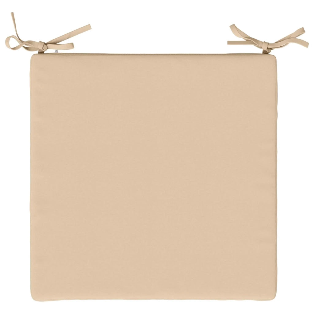 Cuscini per Sedia in 4 Pezzi SOEST 4 pz 100% Poliestere Crema 944422