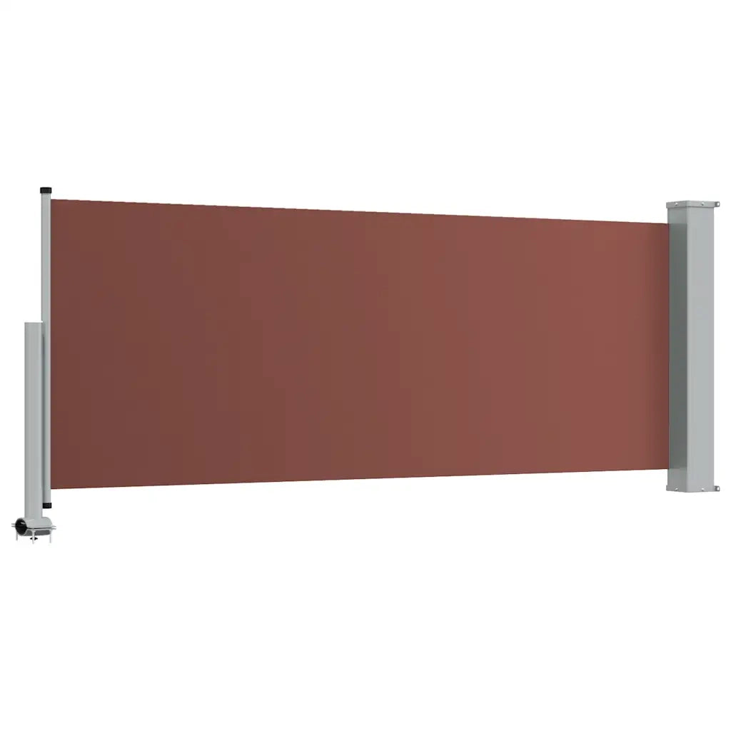 Tenda Laterale Retrattile per Patio 100x300 cm Marrone 48340