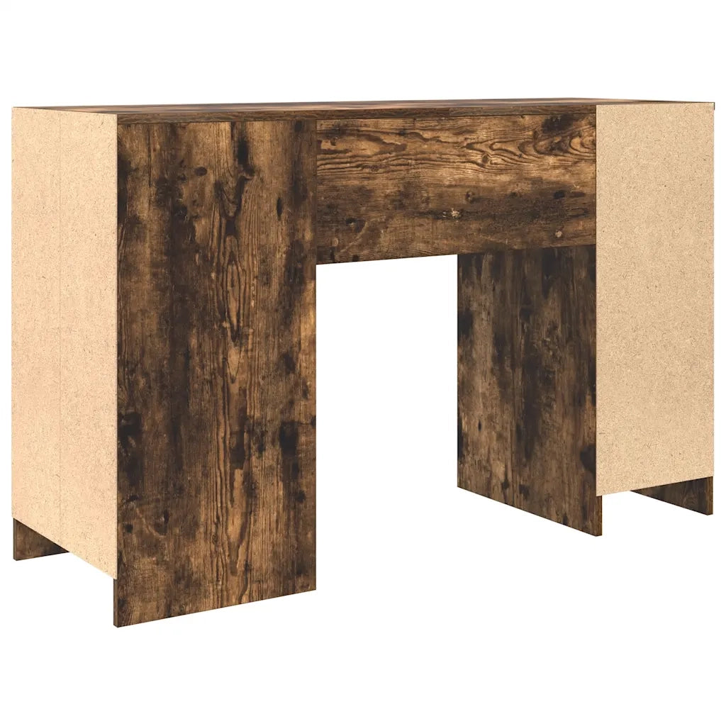 Scrivania Rovere Fumo 120x42x76 cm in Legno Multistrato 861818