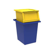 Terry 1003046 Ecobin Set Contenitori Raccolta Differenziata 25 L + 30 L Polipropilene colore Giallo e Blu