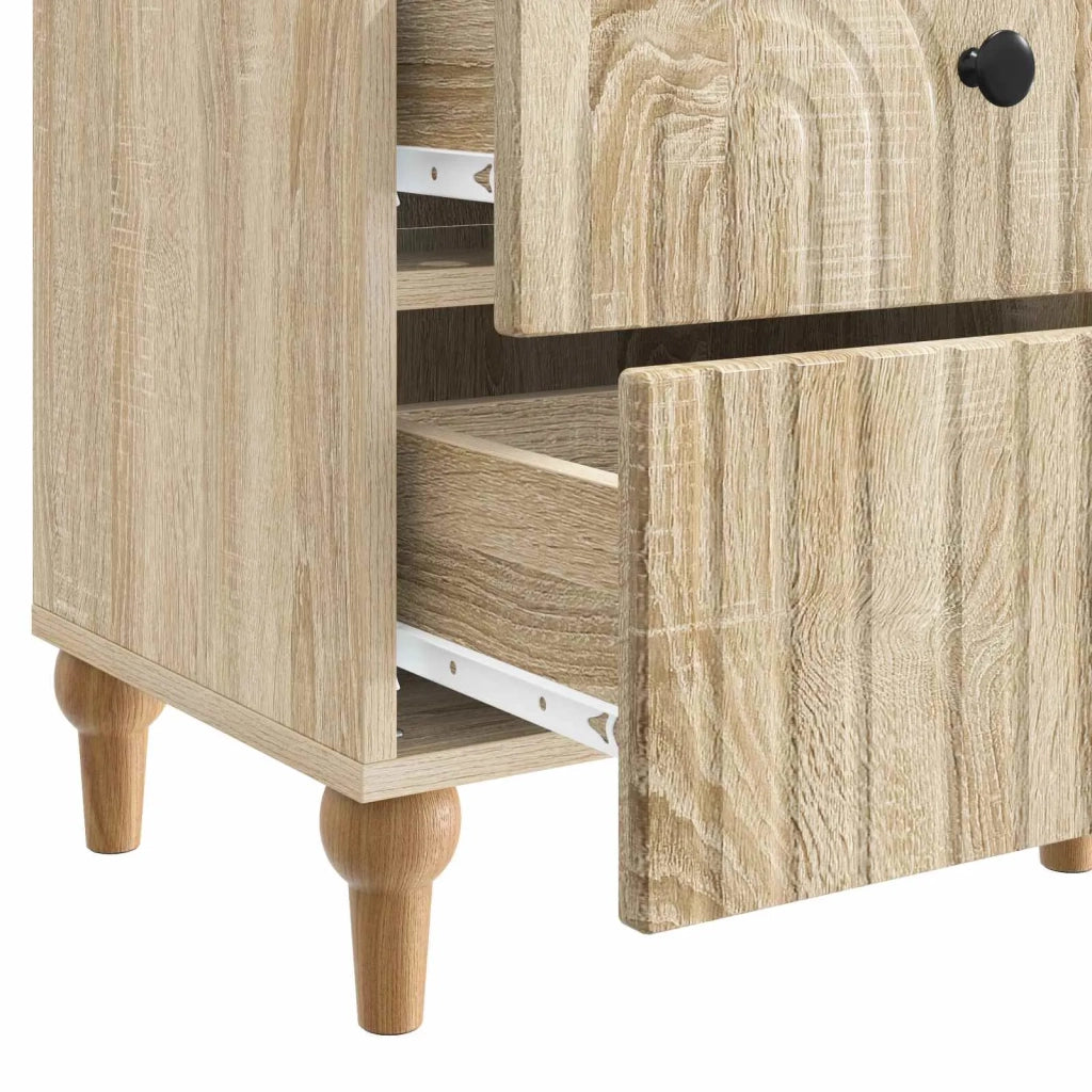 Armadio da Notte con cassetto Rovere Sonoma 43 x 34,5 x 48 cm 894069