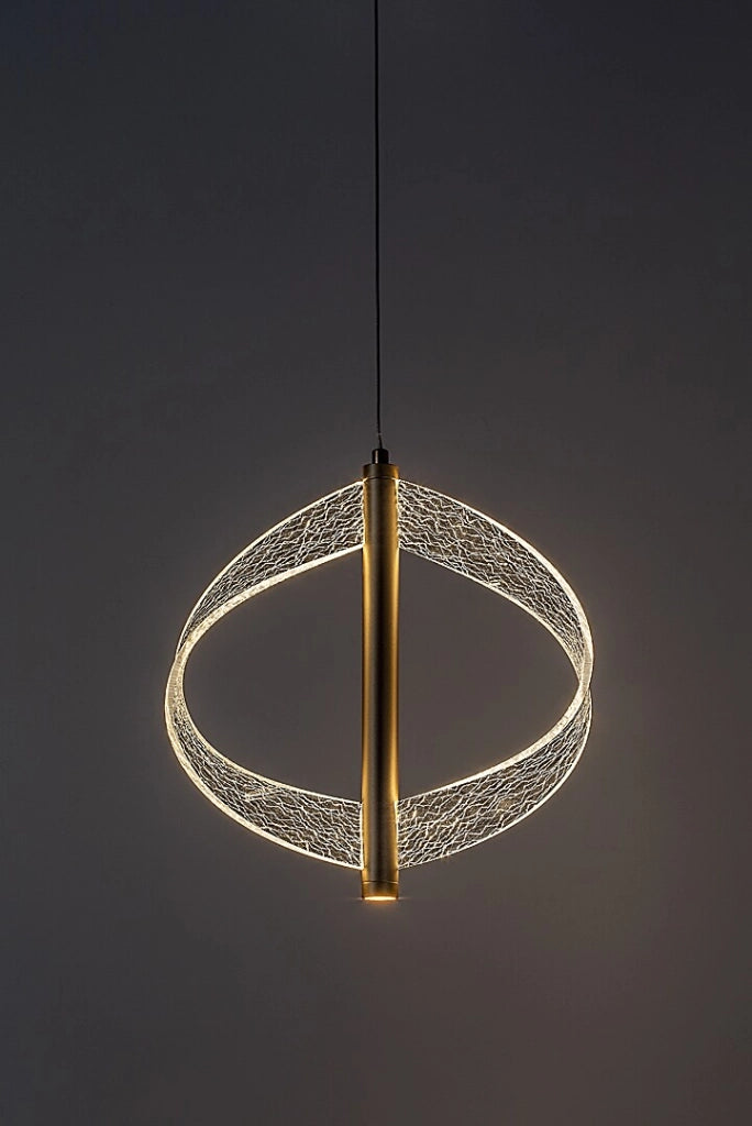 Lampada sospesa LED 8W Olyssia oro acrilico Rabalux