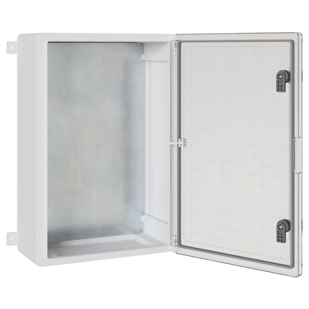 Armadio di controllo moderno multiuso per interni/esterni 40 x 20 x 60 cm plastica grigia 02_0058215