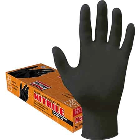 GUANTO IN NITRILE SPESSORATO 'AREXONS' Tg. L - confezione 50 pezzi