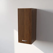 Pensile Cucina in Legno Nobilitato Noce Mobile Alto con 1 Anta, Pensile Componibile Moderno Made in Italy (H72XL30XP33cm)