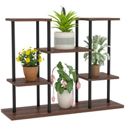 Tavolino da piante a 4 livelli ¨C zephmum ¨C legno, acciaio