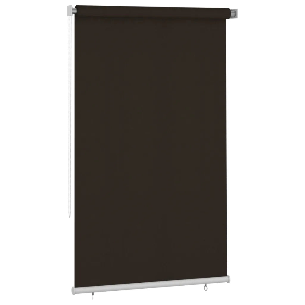 Tenda a Rullo per Esterni 140x230 cm Marrone HDPE