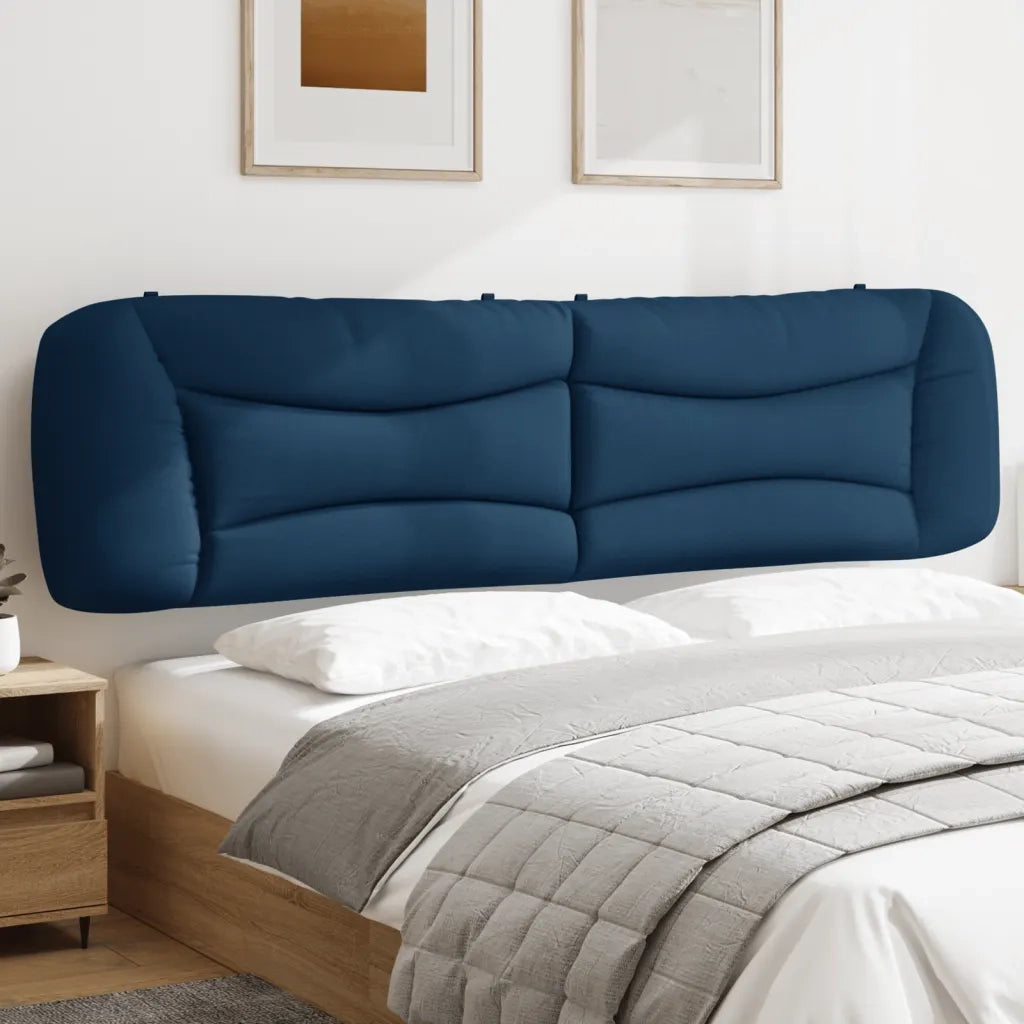 Cuscino Testiera Hvar Blu 200 cm in Tessuto CFW8168519