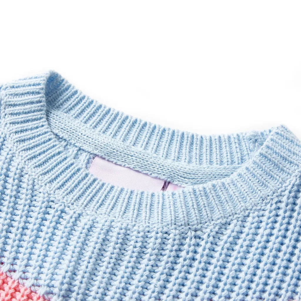 Maglione per Bambini Lavorato a Maglia Blu 104 14698